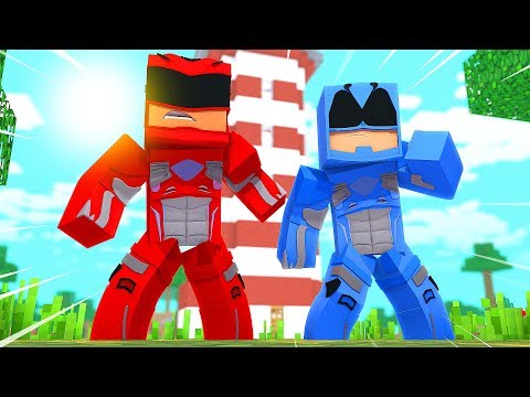 Minecraft: VIRAMOS POWER RANGERS!! - LAGO DA SORTE ‹ JpFrade ›