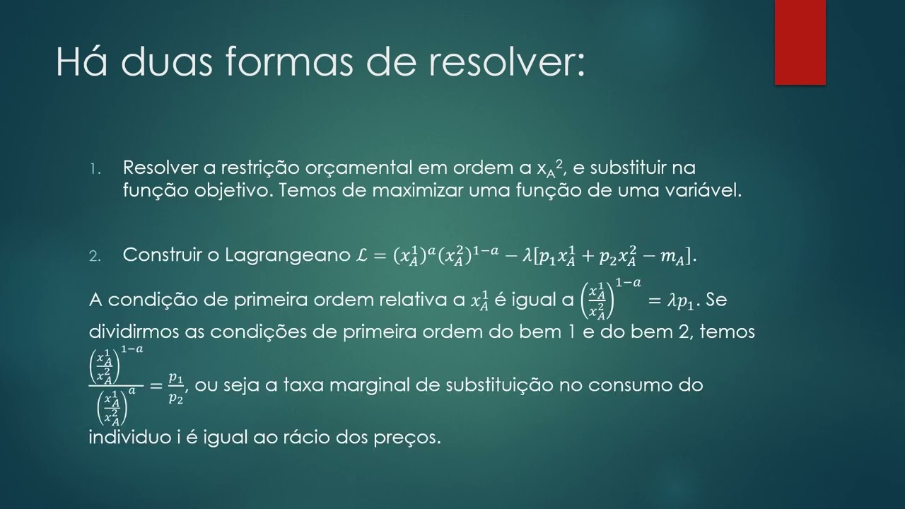 Álgebra do equilíbrio geral: abordagem formal