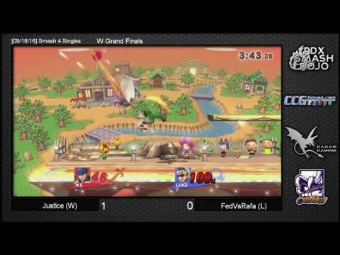 [9-18-16] Singles Grand Finals: Justice vs. FedVSRafa