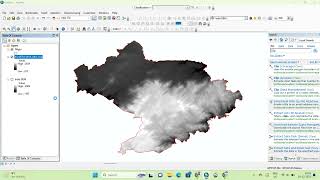 Import/Add DEM from ArcGIS Online in your ArcGIS Desktop.