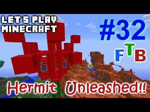 Minecraft FTB Hermitcraft Unleashed Ep. 32 - Don't forget the Rubber !!!
