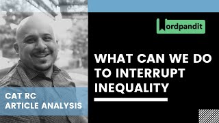 What Can We Do to Interrupt Inequality