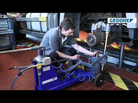 KL-1000-20 - Achsschenkelbolzen Presse 65 t mit Hülsensatz