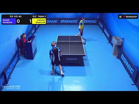 11:35 Nazarii Kovalchuk - Liubomyr Sheshurak 18.10.2023 TT Euro.Cup Ukraine  Star. TABLE 3
