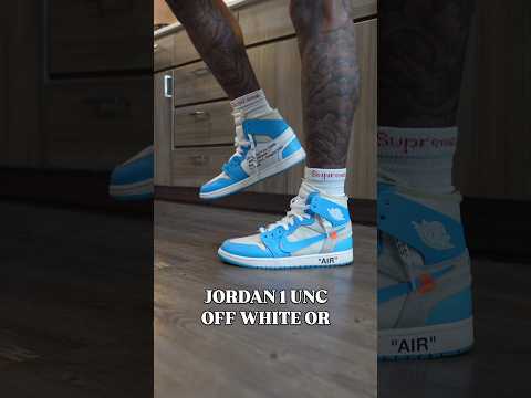 Jordan 1 UNC OFF WHITE VS REIMAGINED