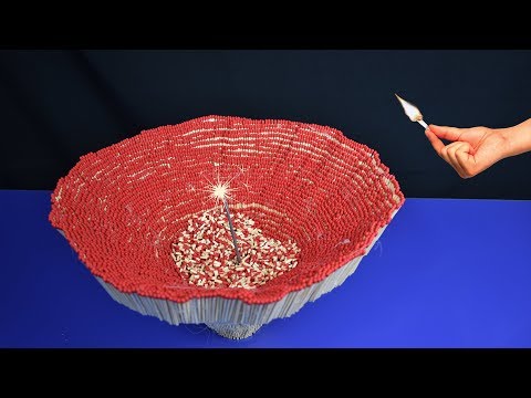 Match Chain Reaction🌋Volcano Crater Explosion🌋Fire Domino