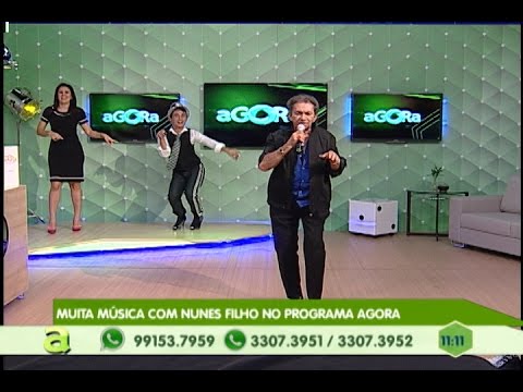 Muita música com Nunes Filho no Programa Agora