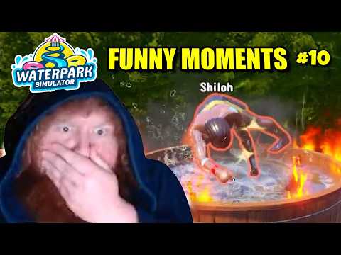 Best of CaseOh Waterpark Simulator! (FUNNY MOMENTS) #10