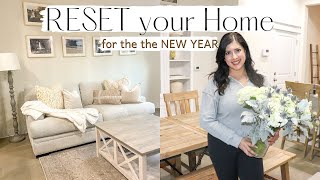RESET YOUR HOME FOR THE NEW YEAR |  5 Ways to Reset Your Home for 2023 | Undecorate and Organize ✨