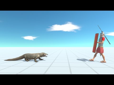 KOMODO DRAGON vs EVERY UNIT - Animal Revolt Battle Simulator