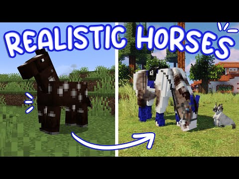 JustAnotherPixel - Minecraft: The BEST Realistic Horse Game? ⭐ SWEM