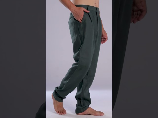 بنطلون زيتي كلاسيك