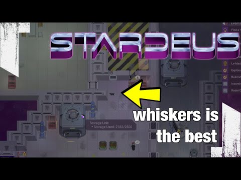 ★ Whiskers explores the new organics area - ep 8 - let's play Stardeus