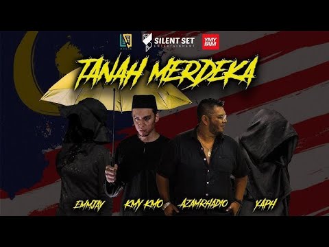 AzamRhadio X Eemjay X YAPH X Kmy Kmo - Tanah Merdeka [Official Karaoke Lyric Video]