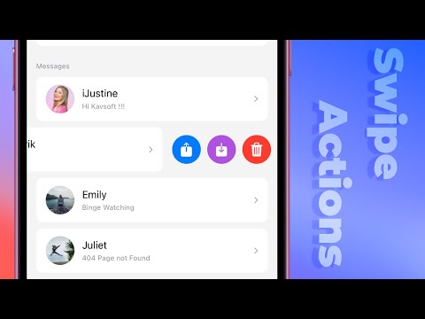 Swipe Actions For ScrollViews | SwiftUI | Xcode 16