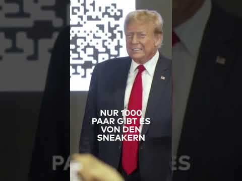 Video Thumbnail: USA: Donald Trump präsentiert exklusiven Sneaker