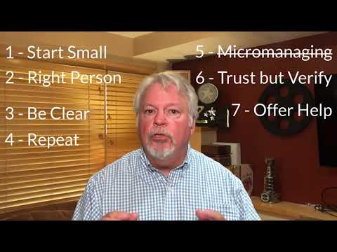 Step 8 of Highly Effective Delegating