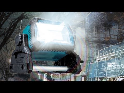 Makita DML809 LED prožektorius 18V / 10 000 liumenų video