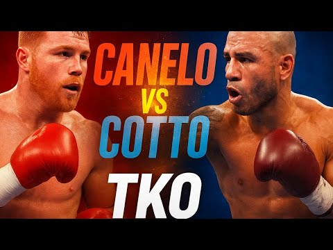 “Canelo Álvarez vs José Miguel Cotto | Savage Knockdown & TKO Destruction