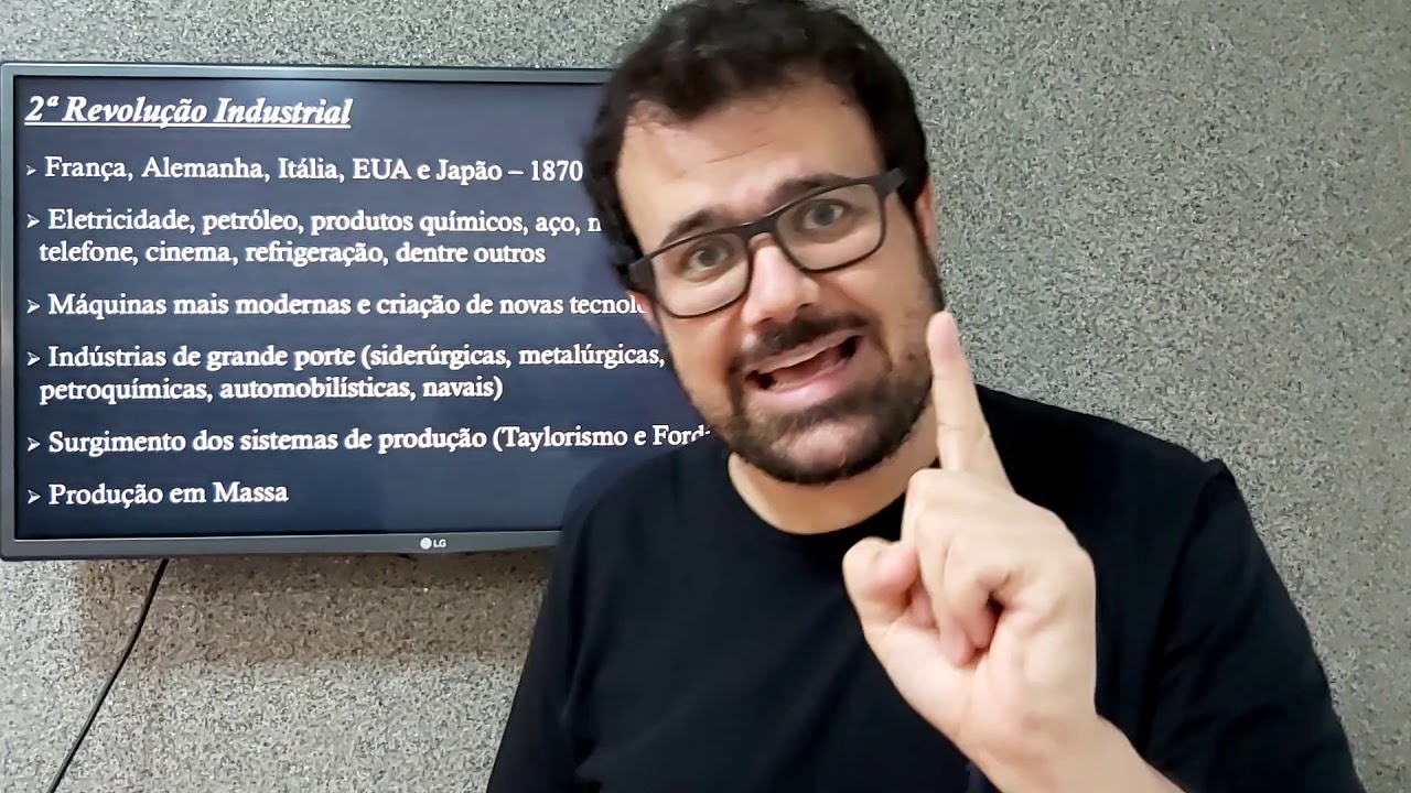 Revoluções Industriais - 1°, 2°, 3° e 4° Revolução Industrial