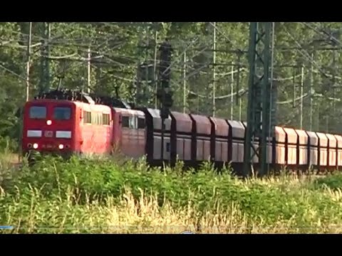Br 151 Doppeltraktion mit Erzzug in Salzgitter Beddingen