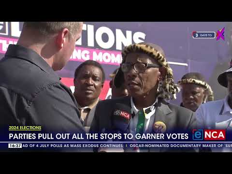 2024 Elections IFP canvasses in Dube Hostel, South of Joburg