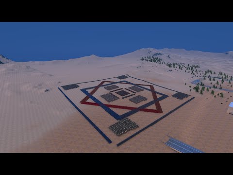 31000 Dwarfs, Giants, Spartans & Heavy Knights vs 2000 Golden & Jedi Knights - UEBS