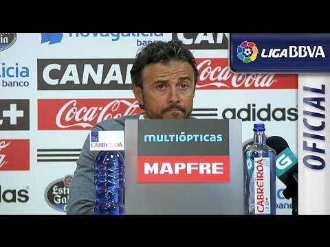 Rueda de Prensa | Press Conference de Luis Enrique tras el Celta de Vigo (0-2) Málaga CF - HD