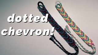 dotted chevron bracelet tutorial! | beginner & segment knotting! ♡