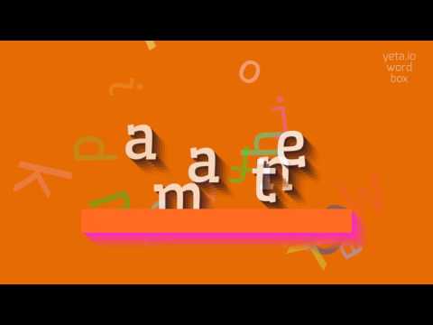 How to say "amante"! (High Quality Voices)