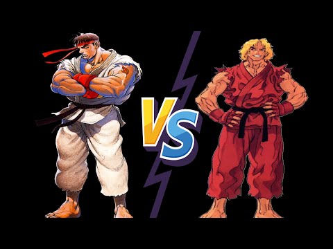MUGEN Battle - Shin Ryu vs Ken