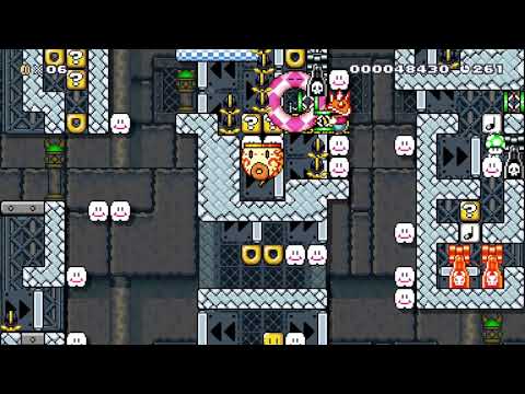 [Super Mario Maker Puzzle] A Nygma Chronicle:Wayne Tower by ev brak
