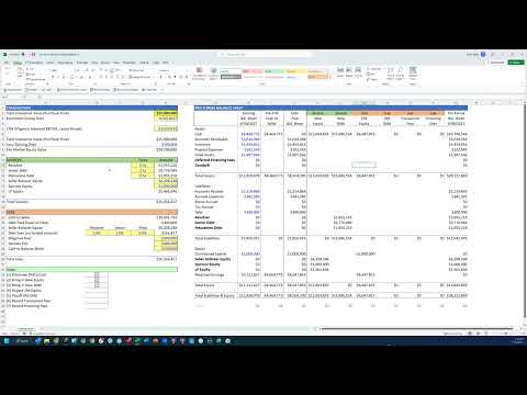 How to Model the Pro Forma Balance Sheet