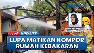 Lupa Matikan Tungku saat Masak Daging Kurban, 2 Rumah di Bondowoso Terbakar, Pemilik Nangis Histeris