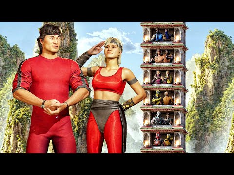 Tournament Liu Kang with Sonya Kameo Champion Klassic Tower | Mortal Kombat 1 - No Commentary