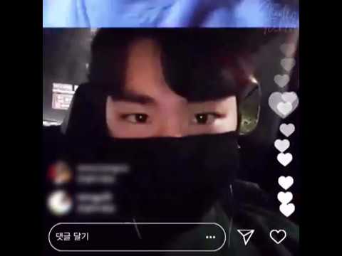 180504 김민석 선수 인스타 라이브 Full (택시타고 이동중)