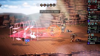 双翼刃師範19ターン（睡眠なし、究極魔法1発）【オクトラ大陸の覇者】