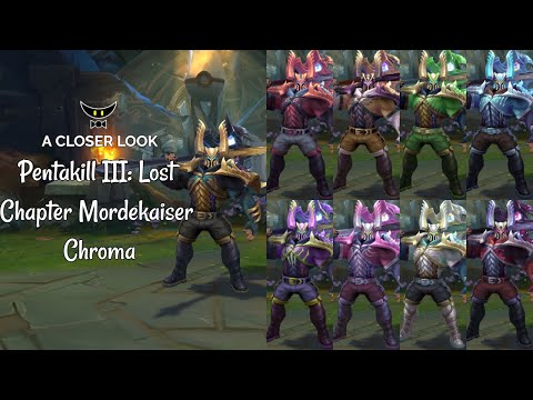Pentakill III: Lost Chapter Mordekaiser Chromas