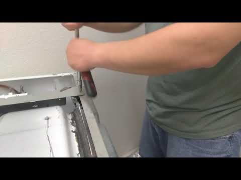 Whirlpool Duet Sport Dryer, How to remove, removing the back panel to clean and inspect. (Part 2)