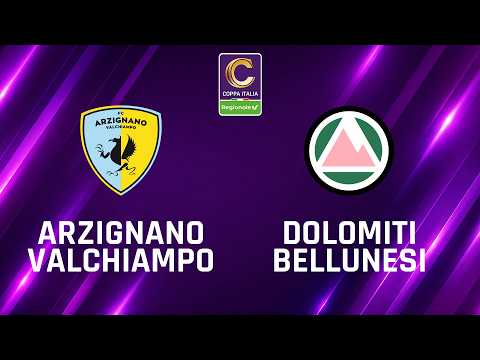 Arzignano V. - Dolomiti Bellunesi 2-2 (3-5 d.c.r.) | Coppa Italia Serie C Regionale | Gli Highlights