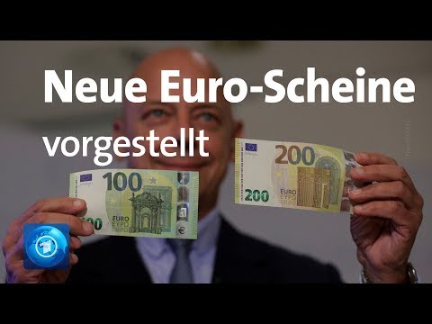 Neue 100- und 200-Euro-Scheine vorgestellt