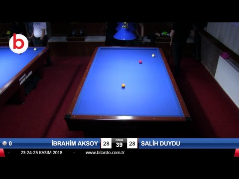 İBRAHİM AKSOY & SALİH DUYDU Bilardo Maçı - 4. NEŞET ERTAŞ TURNUVASI-2.TUR