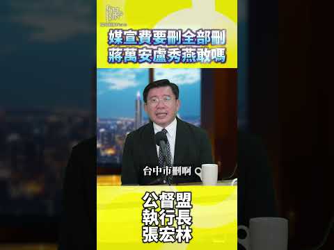 媒宣費要刪全部刪蔣萬安盧秀燕敢嗎