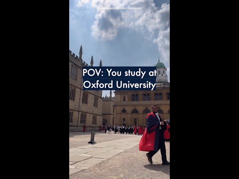 POV: You study at Oxford University 📚