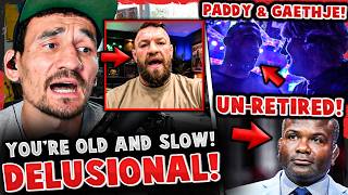 Max Holloway SNAPS on 'DELUSIONAL' Conor McGregor! Paddy RUNS INTO Gaethje! Din Thomas UN-RETIRES!