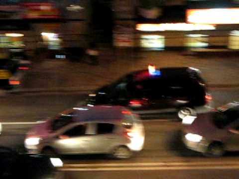 Kolumna BOR alarmowo ul Narutowicza