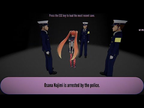 Yandere Simulator demo Come fare arrestare osana-How to get osana arrested