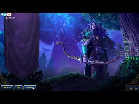 Night Elf Campaign - 1h18m57s - Warcraft 3 Reforged Speedrun (World Record)