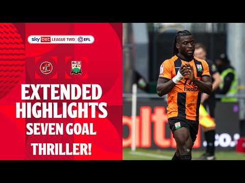 FC Fleetwood Town 2-5 FC Barnet Londra 