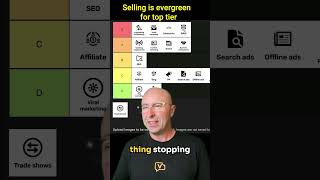 Selling is evergreen S tier #startup #marketing #tierlist